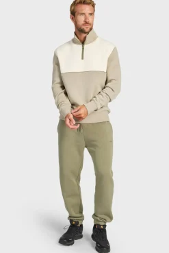 Hot Academy Brand Academy Spliced 1/4 Zip Sweat