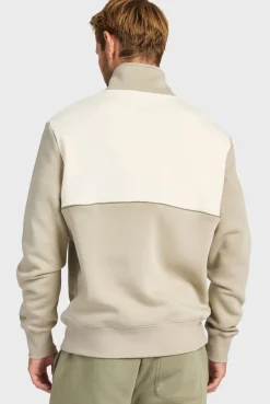 Hot Academy Brand Academy Spliced 1/4 Zip Sweat