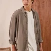 Fashion Academy Brand Carlos Cotton Waffle Shirt
