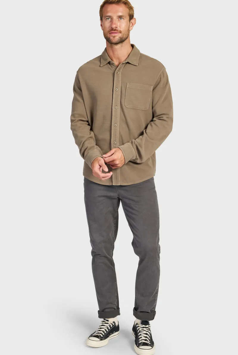 Fashion Academy Brand Carlos Cotton Waffle Shirt