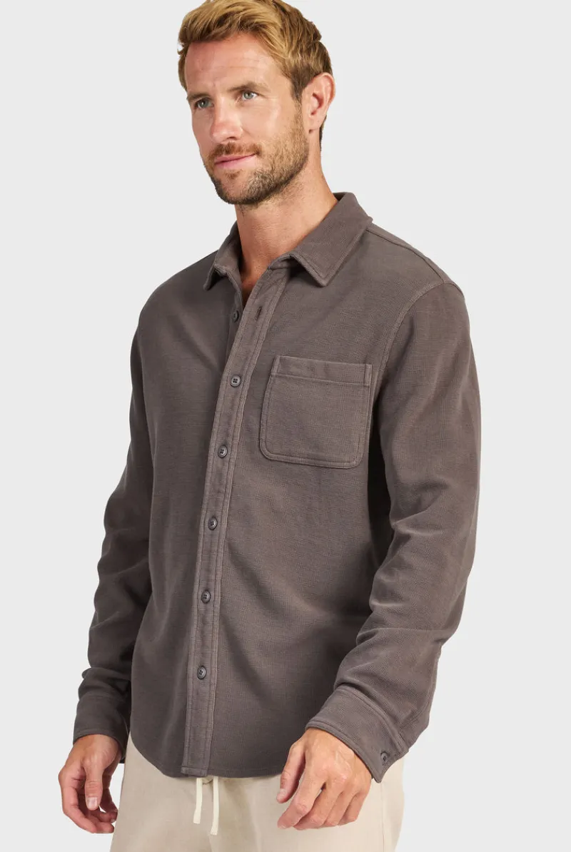Discount Academy Brand Carlos Cotton Waffle Shirt