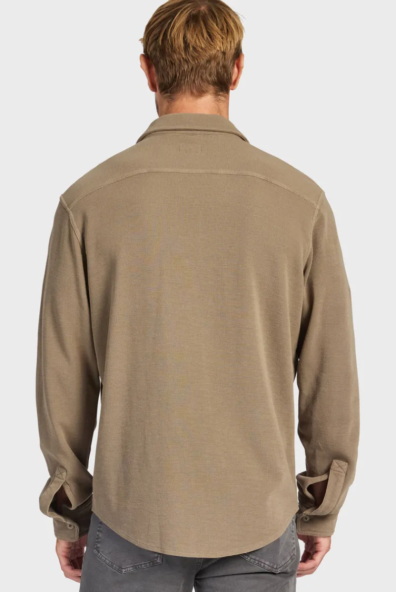 Fashion Academy Brand Carlos Cotton Waffle Shirt