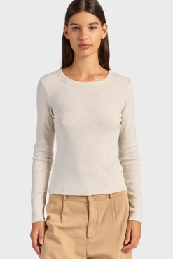 Sale Academy Brand Essential Rib Long Sleeve