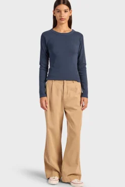 Outlet Academy Brand Essential Rib Long Sleeve