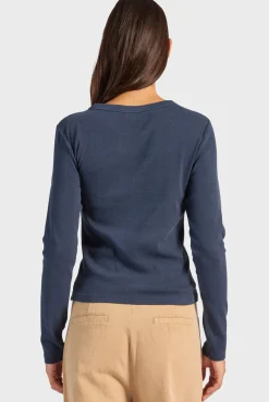 Outlet Academy Brand Essential Rib Long Sleeve