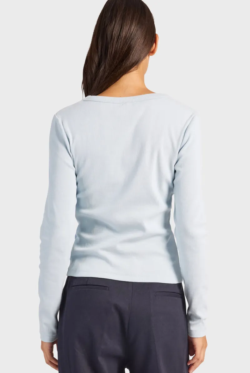 Clearance Academy Brand Essential Rib Long Sleeve