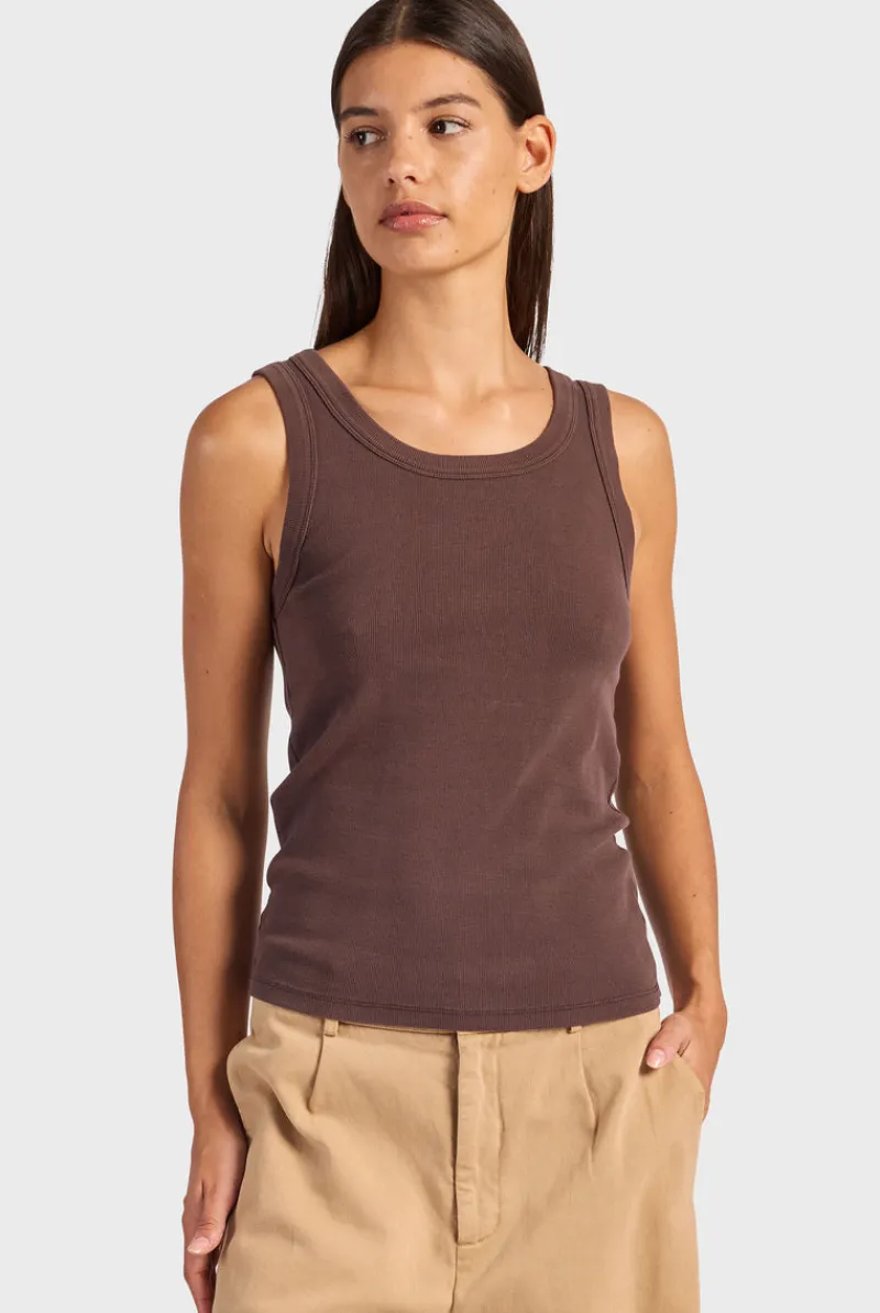 Sale Academy Brand Essential Rib Tank