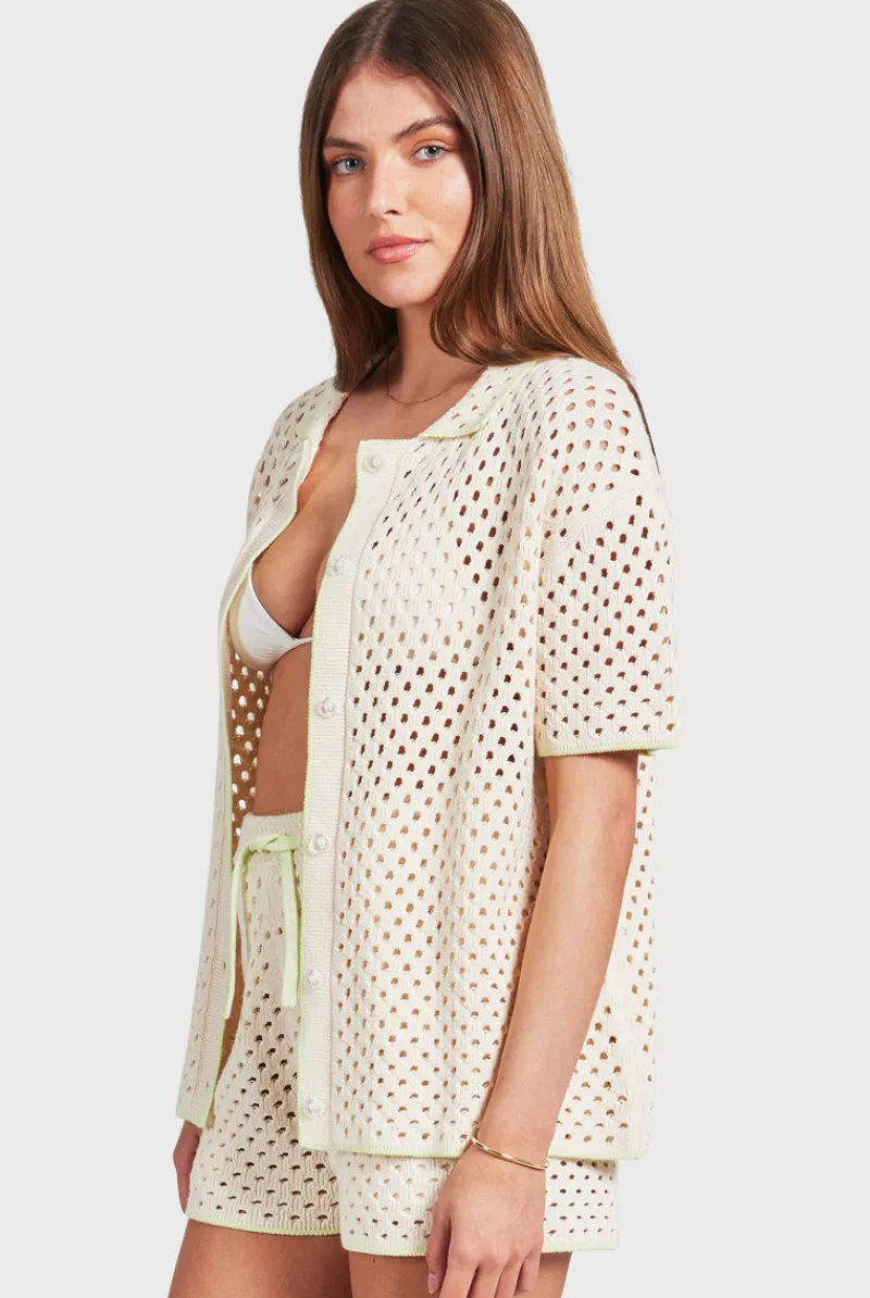 Online Academy Brand Farrah Crochet Shirt