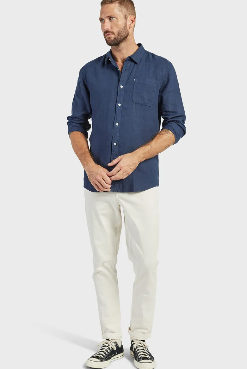 Discount Academy Brand Hampton Linen Shirt