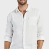 Sale Academy Brand Hampton Linen Shirt