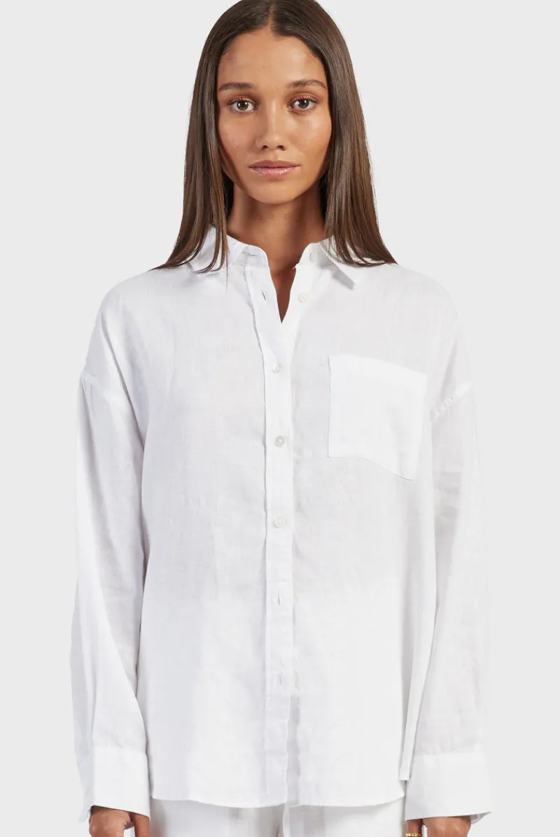New Academy Brand Hampton Linen Shirt