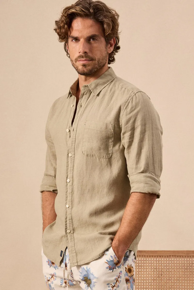 Hot Academy Brand Hampton Linen Shirt