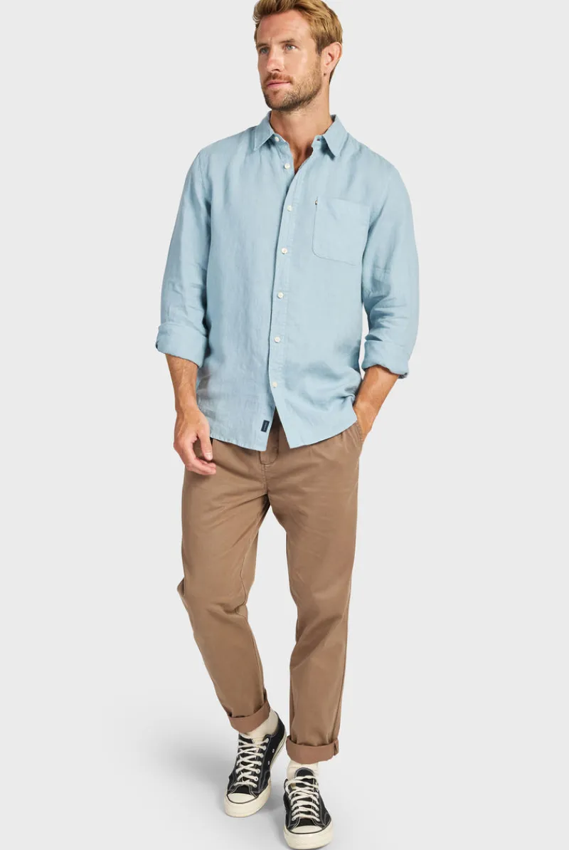 Discount Academy Brand Hampton Linen Shirt