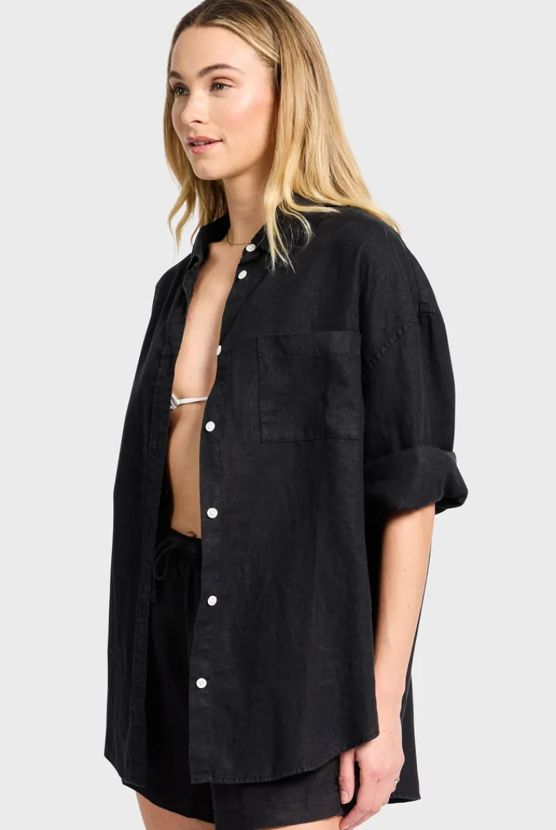 Hot Academy Brand Hampton Linen Shirt