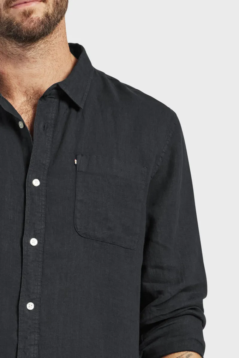 Discount Academy Brand Hampton Linen Shirt