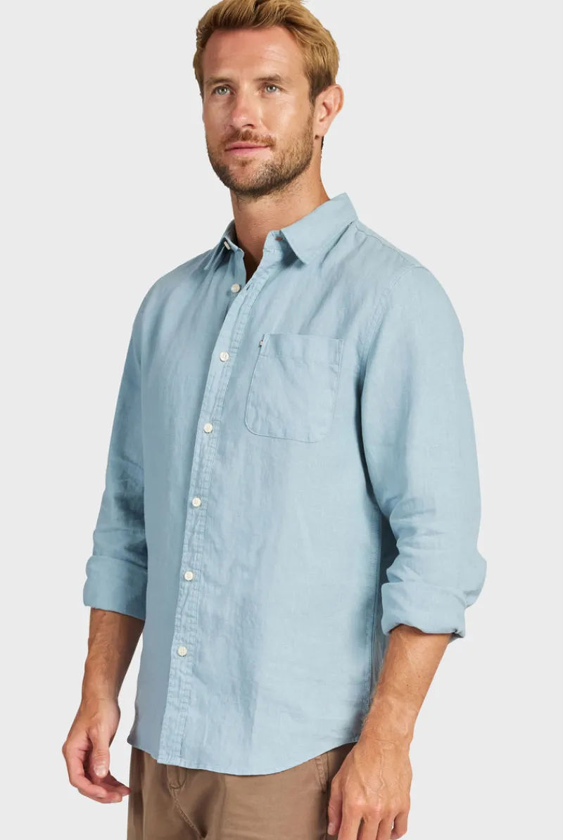 Discount Academy Brand Hampton Linen Shirt