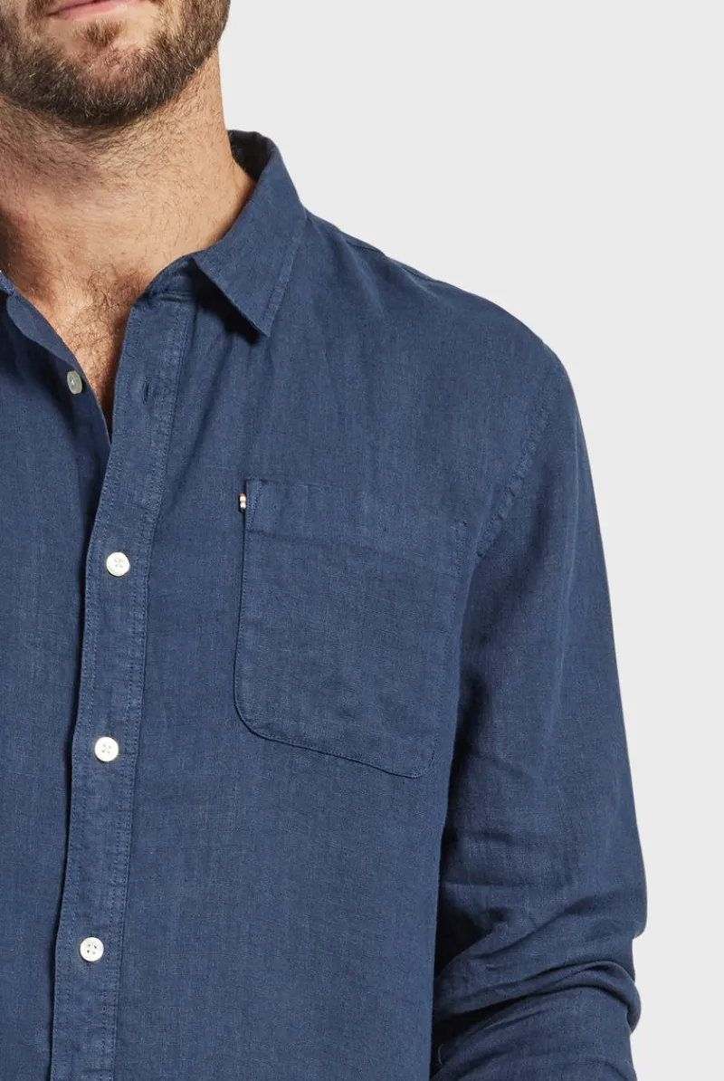 Discount Academy Brand Hampton Linen Shirt