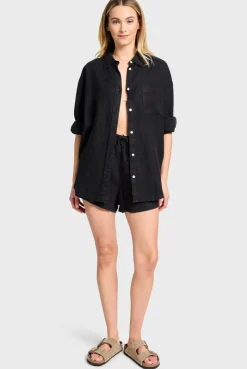 Hot Academy Brand Hampton Linen Shirt