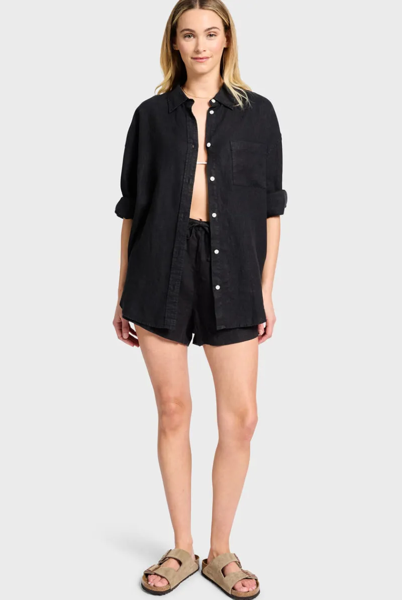 Hot Academy Brand Hampton Linen Shirt