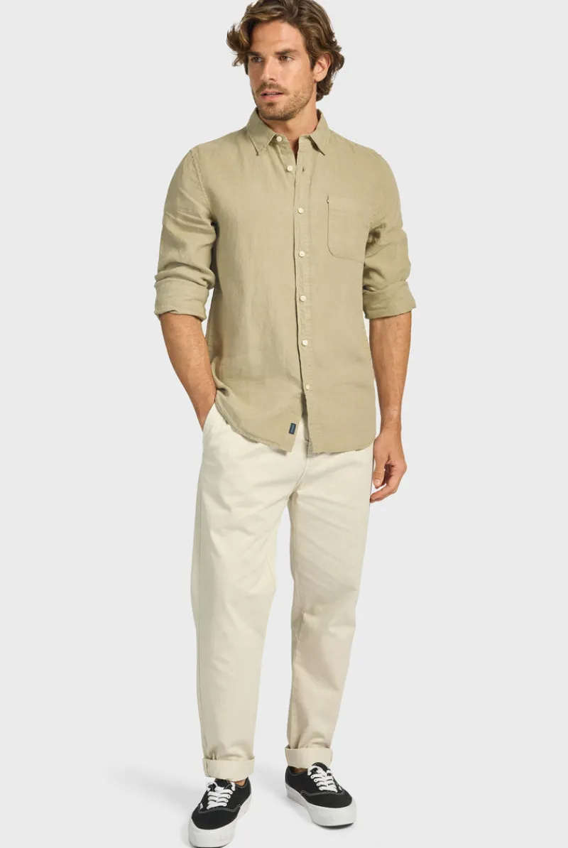 Hot Academy Brand Hampton Linen Shirt