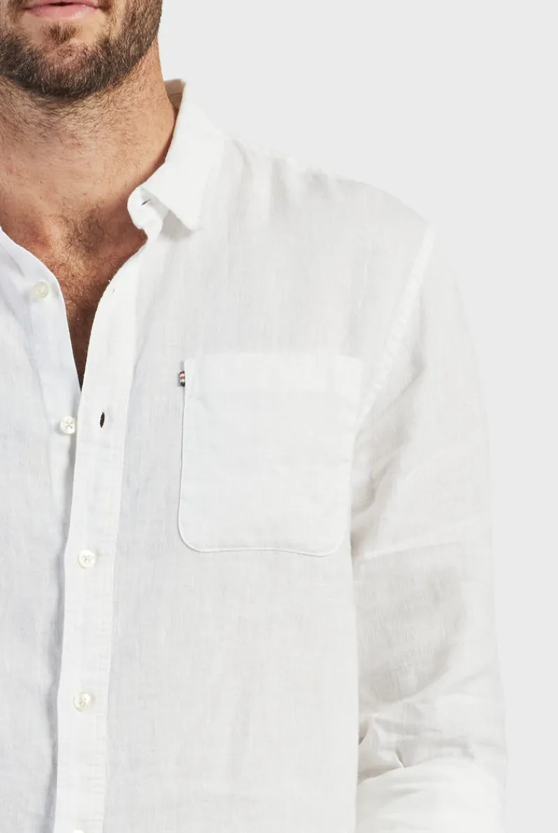 Sale Academy Brand Hampton Linen Shirt