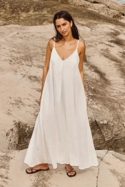 Outlet Academy Brand Hampton Linen Slip Dress