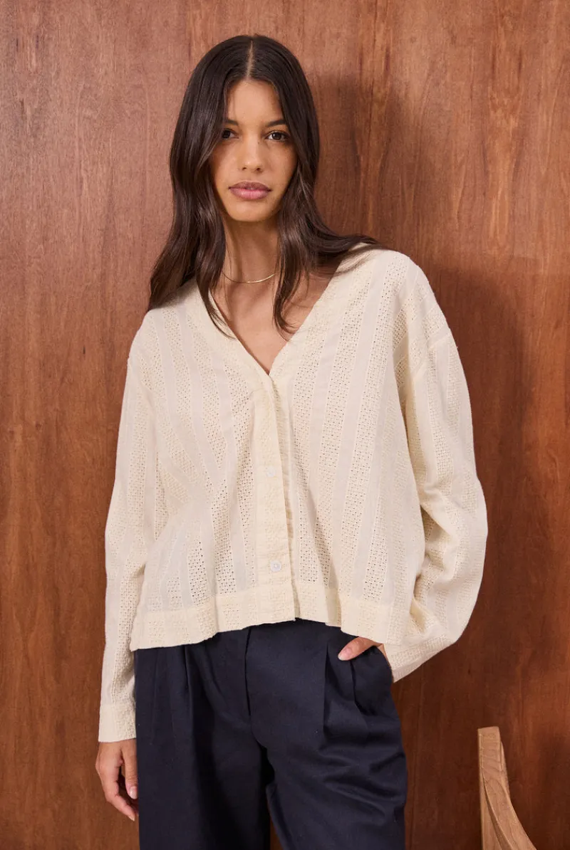 New Academy Brand Harper Long Sleeve Top
