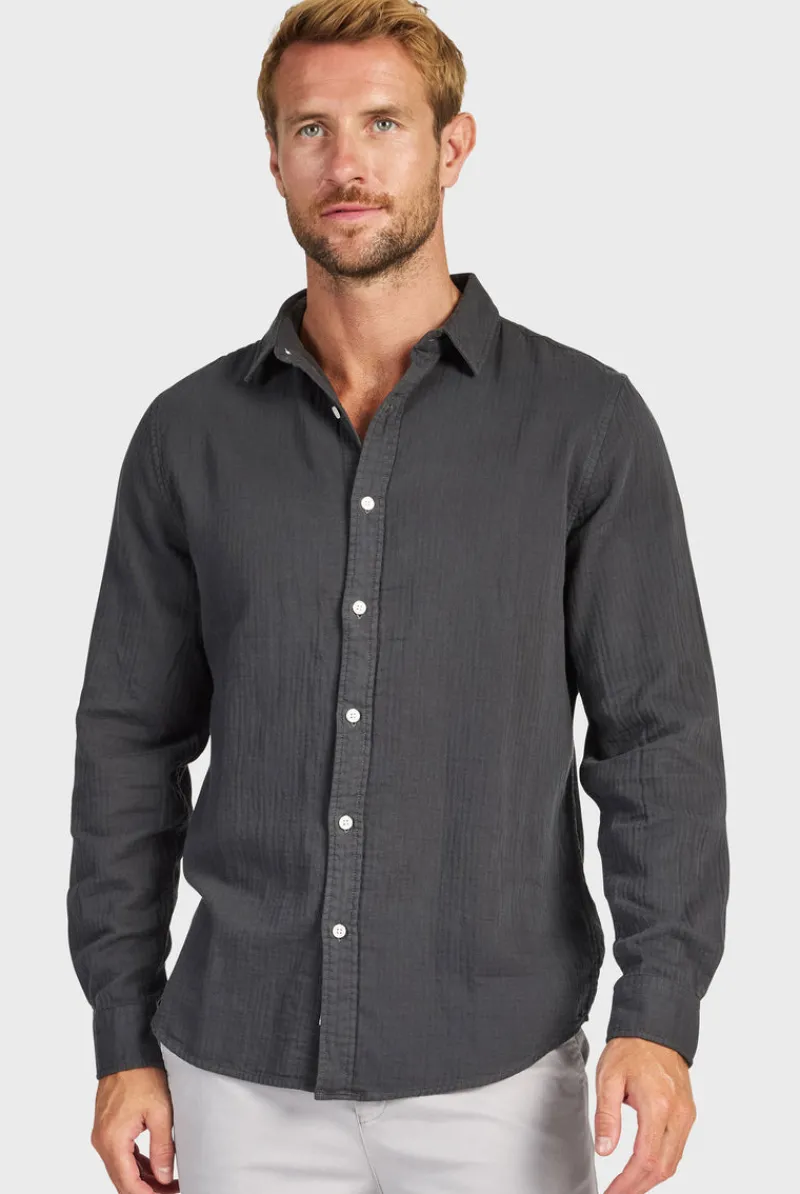 Outlet Academy Brand Harry Double Cloth Shirt
