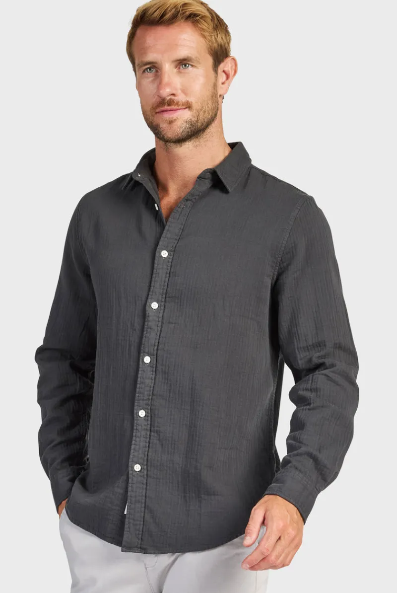 Outlet Academy Brand Harry Double Cloth Shirt