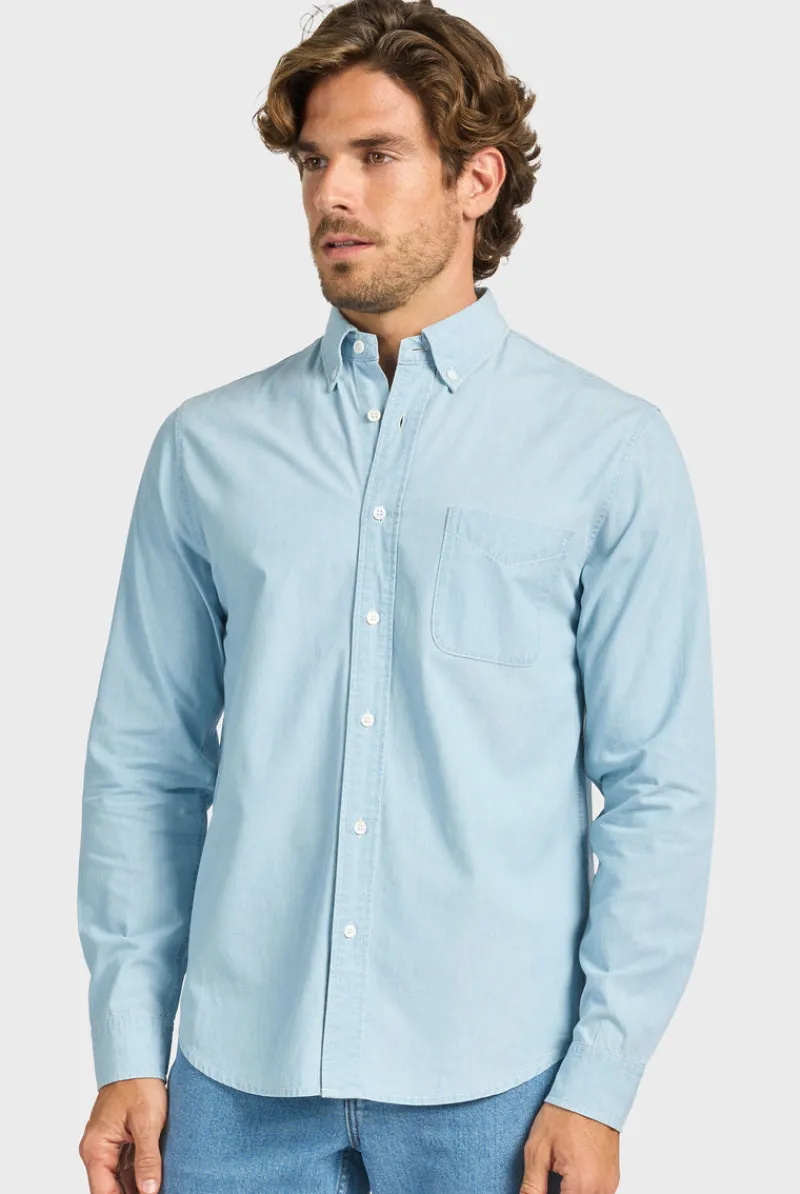 New Academy Brand Hoss Chambray Shirt