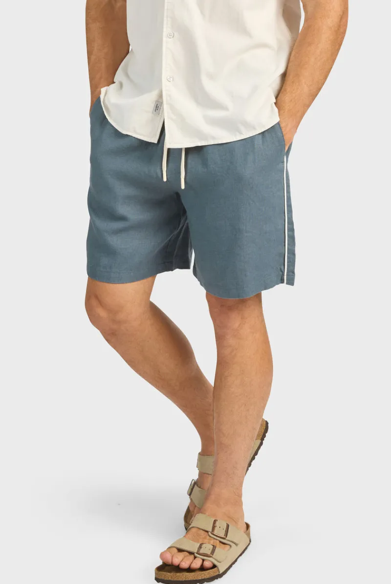 Hot Academy Brand Jeff Piped Linen Short