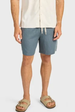 Hot Academy Brand Jeff Piped Linen Short