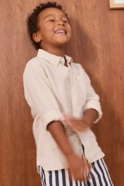 Outlet Academy Brand Kids Hampton Linen Shirt