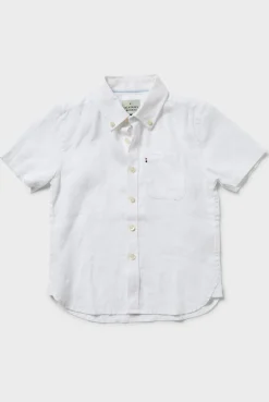 Fashion Academy Brand Kids Hampton SS Linen Shirt