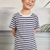 Discount Academy Brand Kids Stripe Blizzard Wash Tee