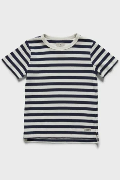 Discount Academy Brand Kids Stripe Blizzard Wash Tee