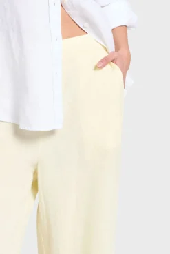 Clearance Academy Brand Linen Relaxed Trouser
