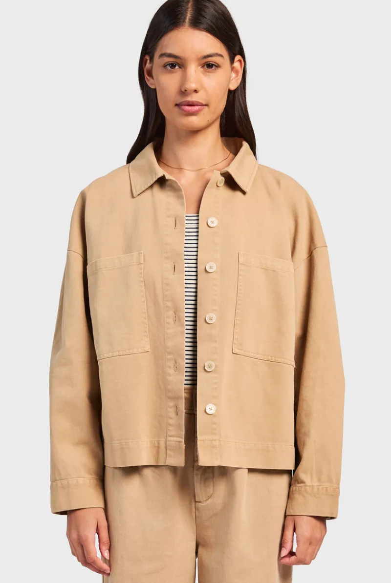 New Academy Brand Mary Twill Overshirt