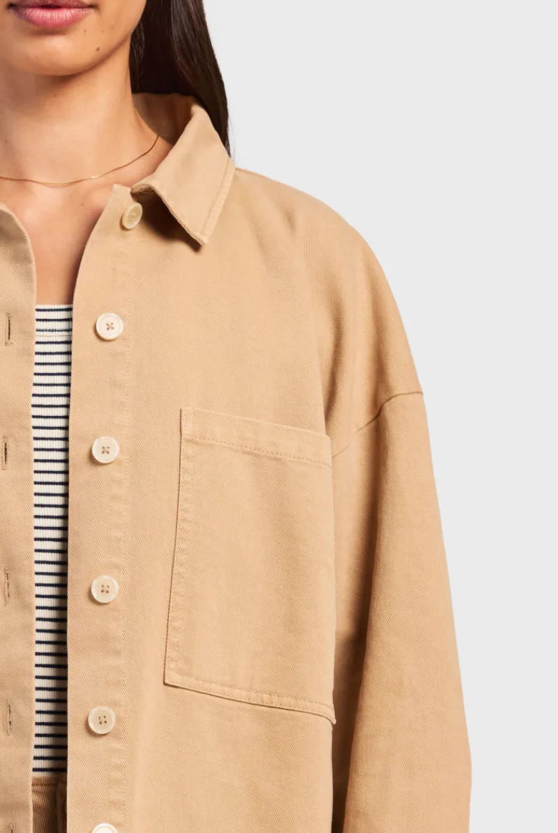 New Academy Brand Mary Twill Overshirt