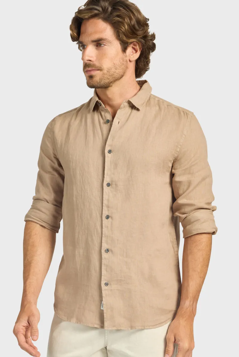 New Academy Brand Mick Linen Shirt