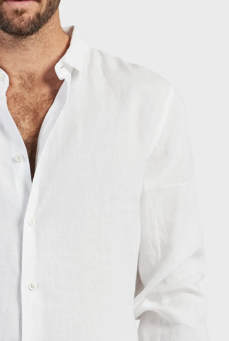 Discount Academy Brand Mick Linen Shirt