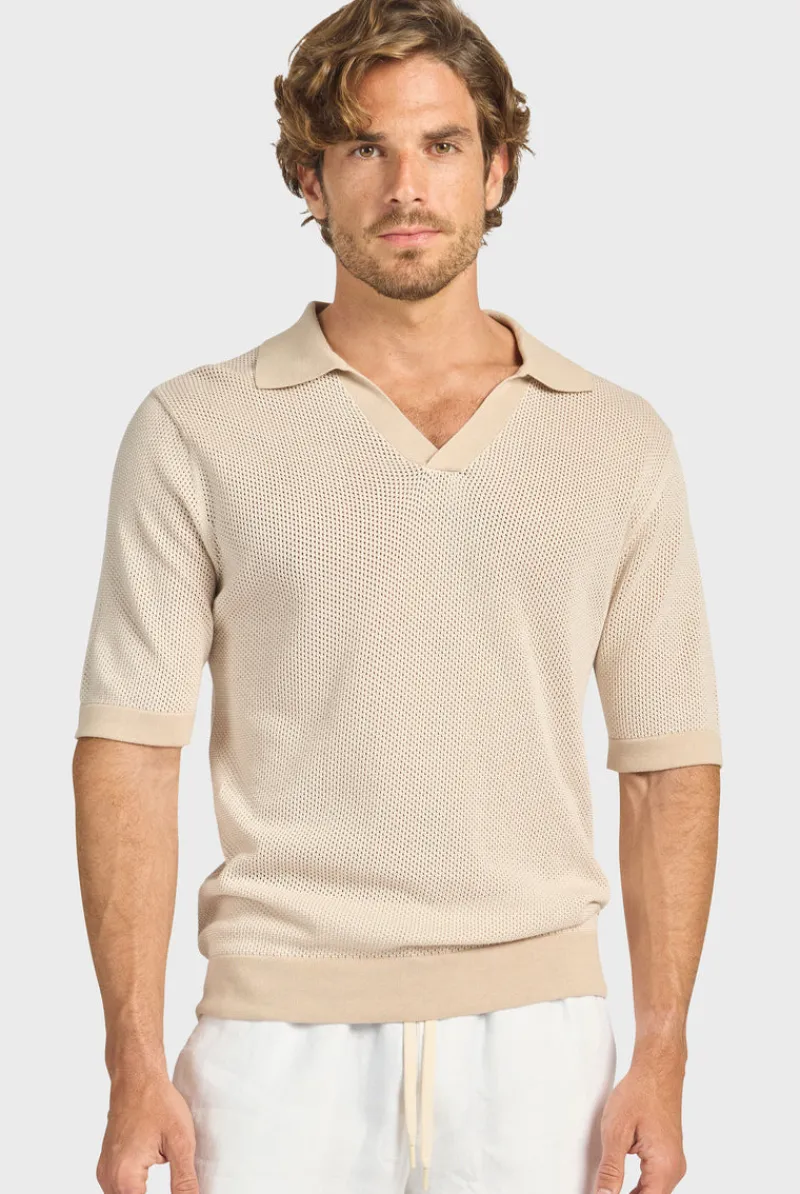 Clearance Academy Brand Pyne Knit Polo