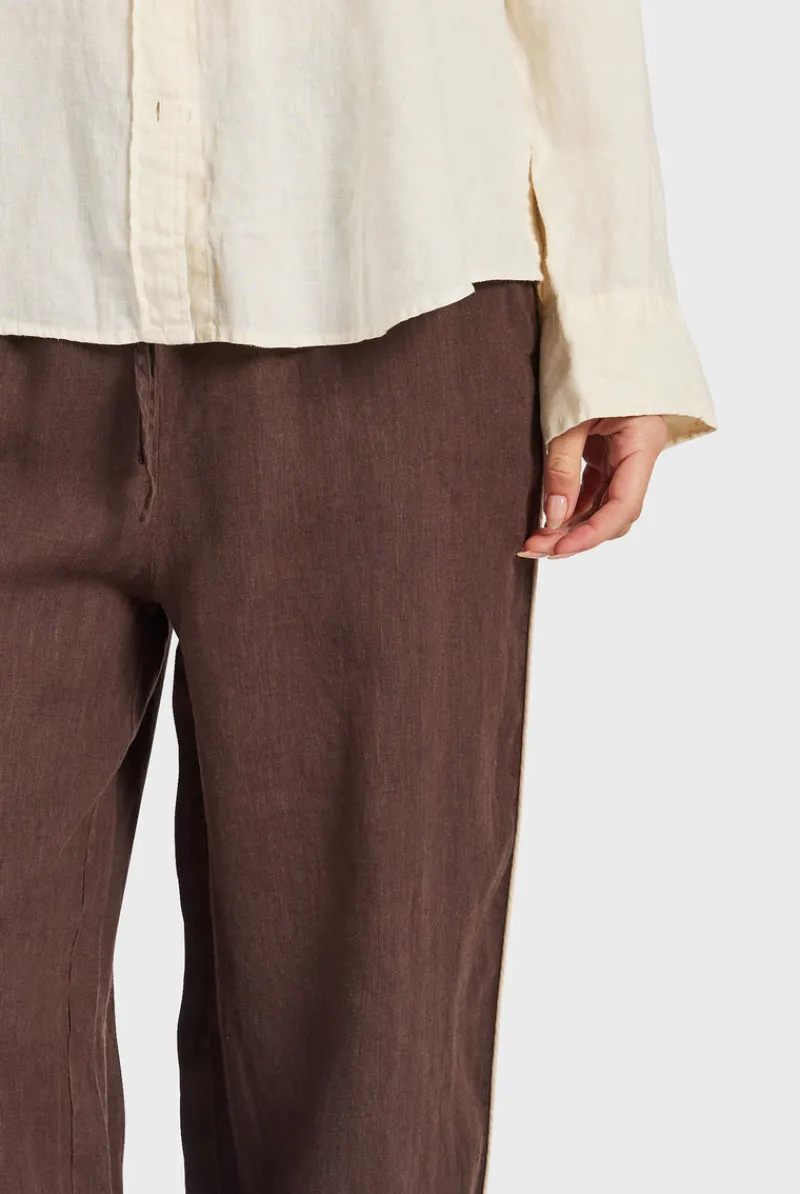 Online Academy Brand Riviera Piped Linen Pant