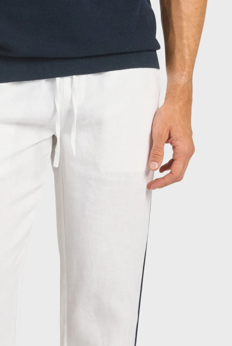 Online Academy Brand Riviera Piped Linen Pant