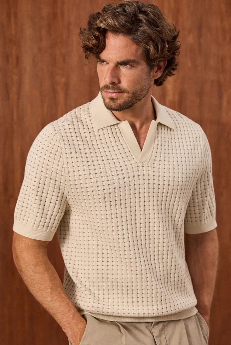 Fashion Academy Brand Sanders Knit Polo