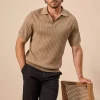 Hot Academy Brand Sanders Knit Polo