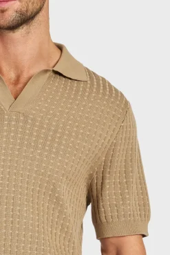 Hot Academy Brand Sanders Knit Polo