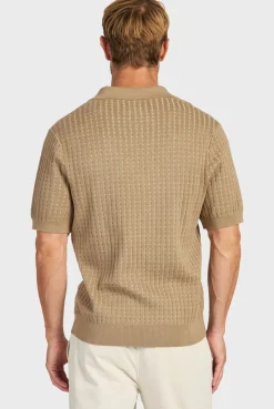 Hot Academy Brand Sanders Knit Polo