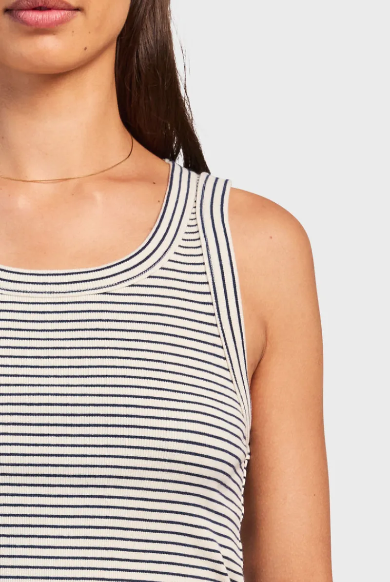 New Academy Brand Stripe Rib Tank