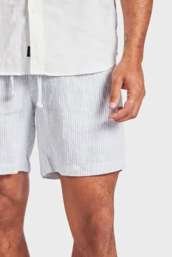 Hot Academy Brand Stripe Riviera Linen Short
